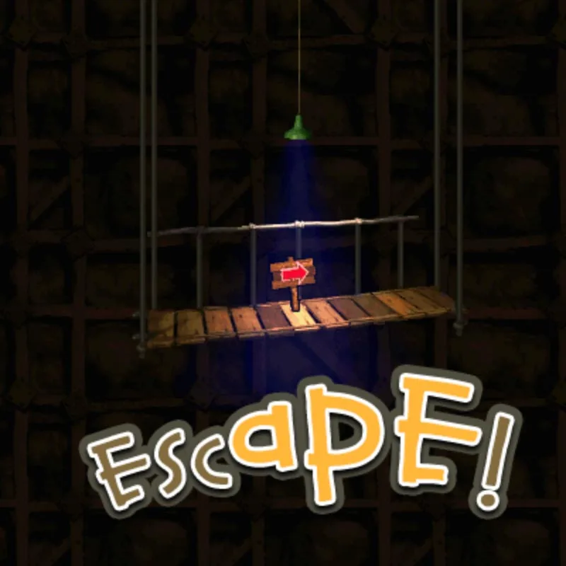 Screenshot from the mobile HTML game escAPE! designed and developed by Net Ingredients